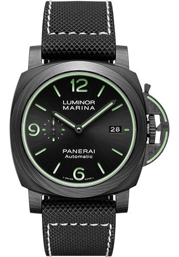 Panerai Luminor Marina Carbotechª - 44mm - Carbotech - Black Sun-Brushed Dial - PAM01118